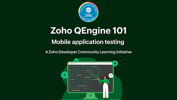 Zoho QEngine 101