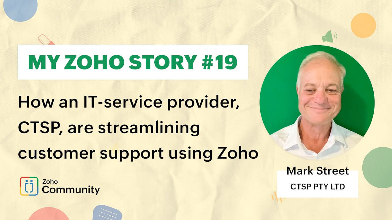 My Zoho Story