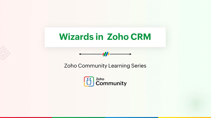 Zoho CRM Focus Group webinars