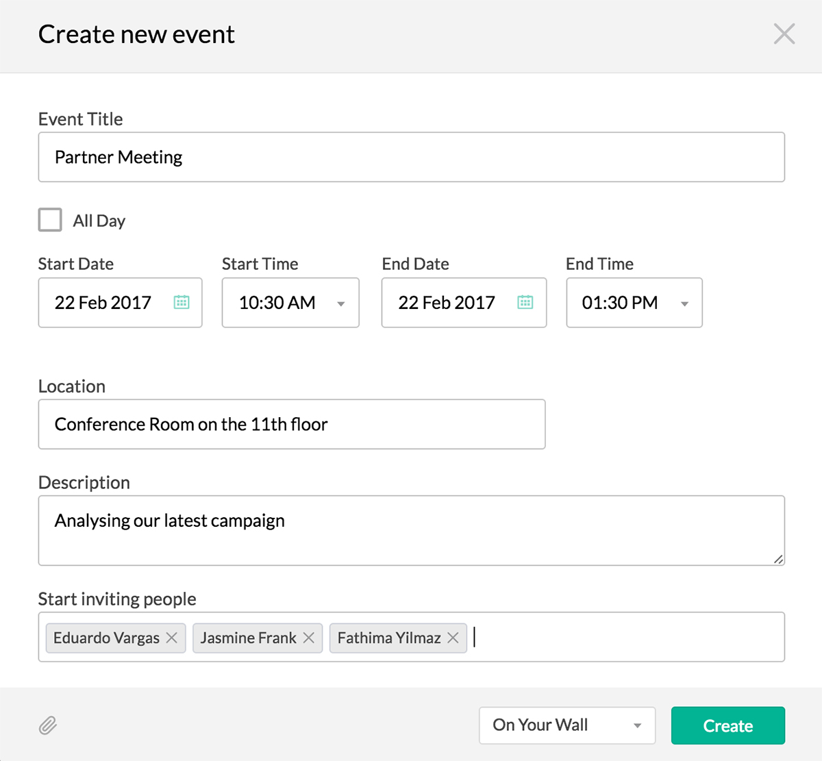 zoho-connect-create-and-schedule-team-events