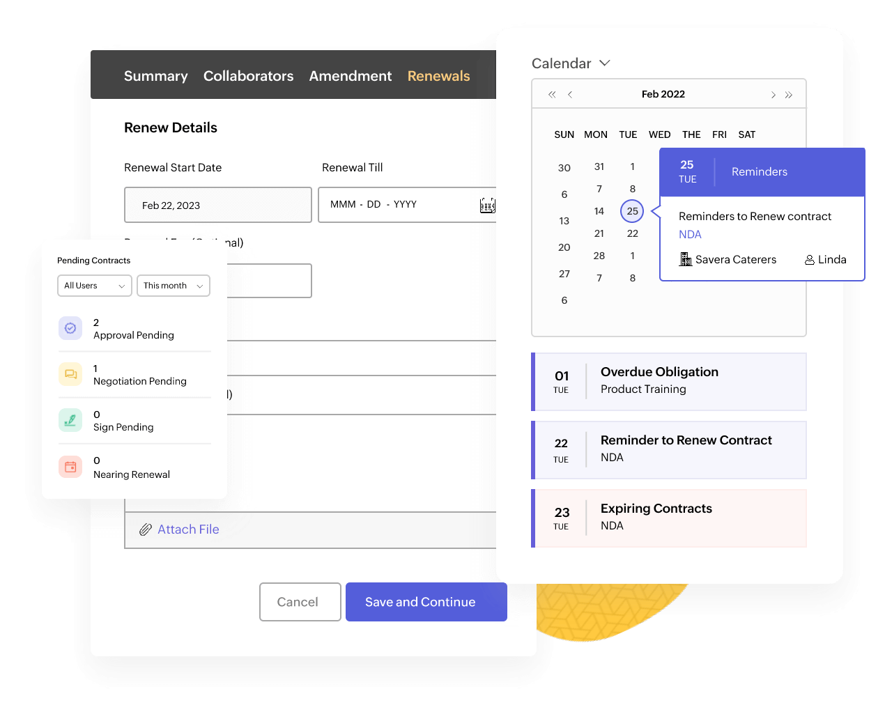 Contract management software for IT | Zoho Contracts