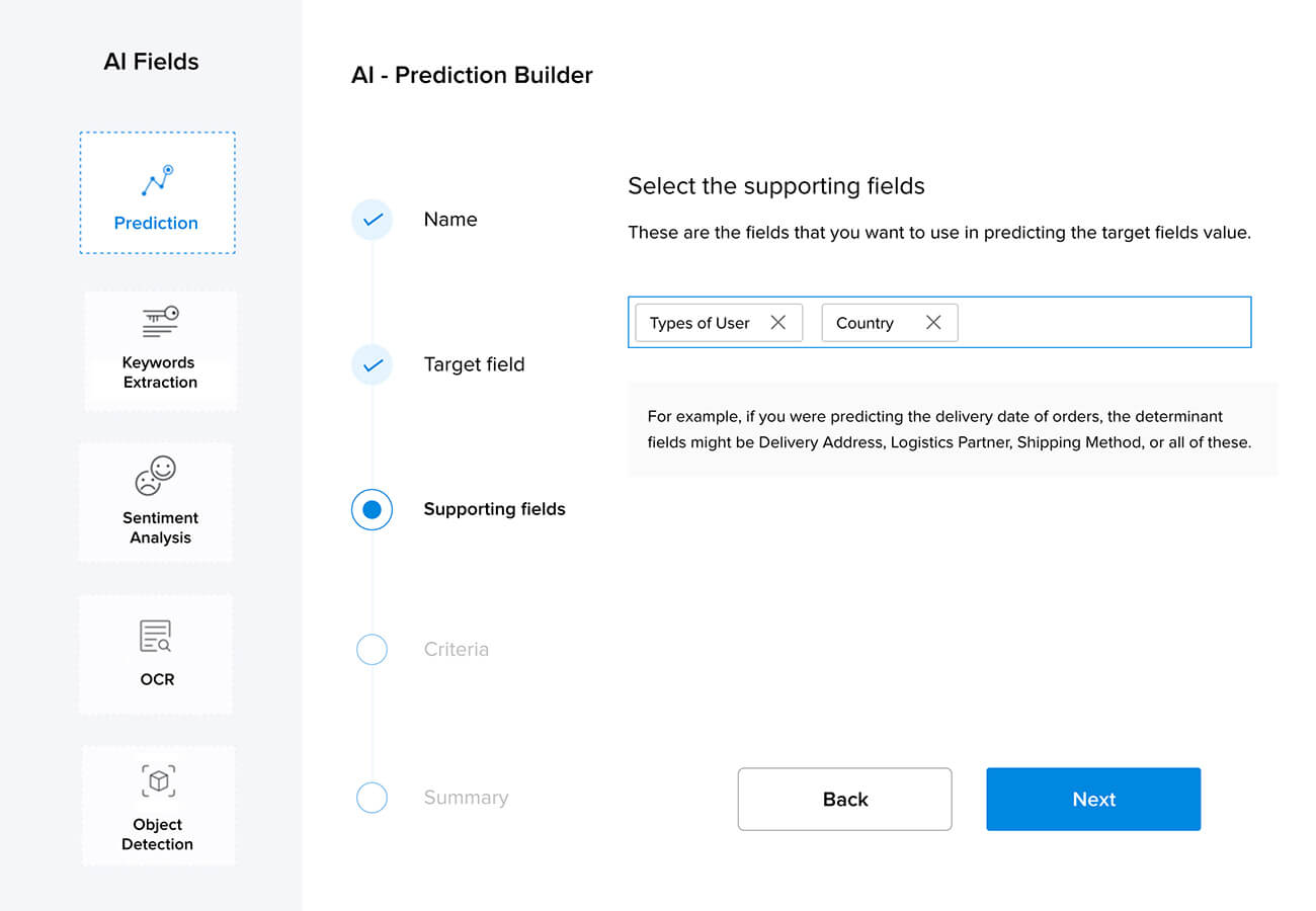 No Code AI Builder | Bring Intelligence To Your Applications - Zoho Creator