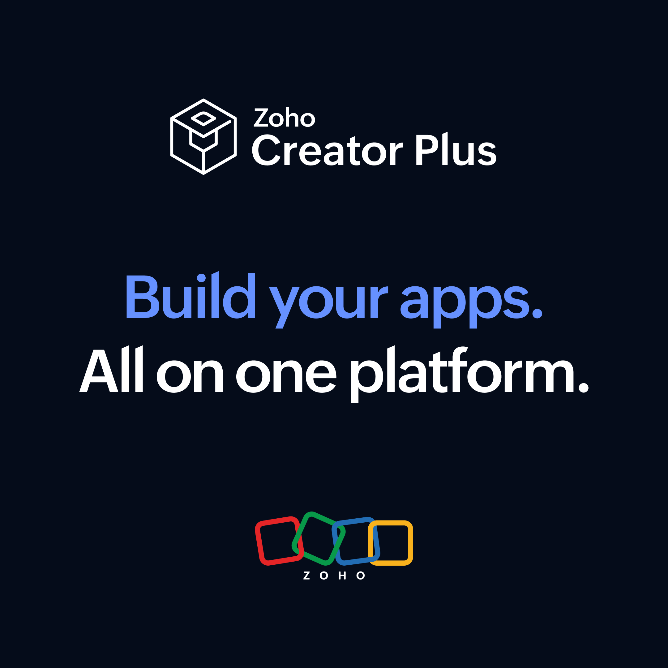 End-to-end app development on one platform | Creator Plus