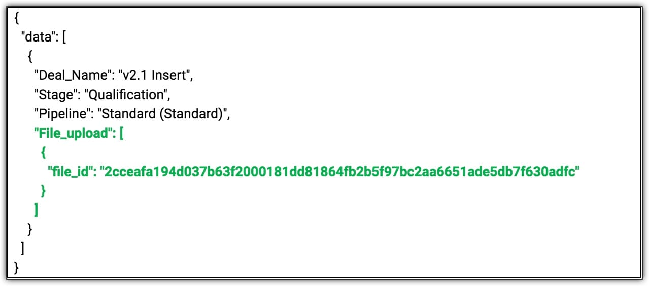 image upload field structure