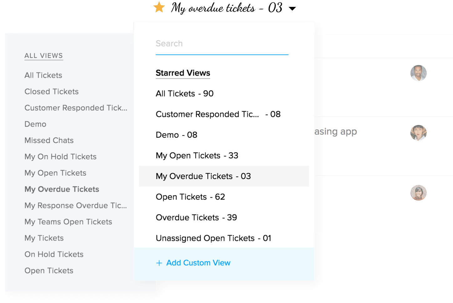 Conjunto de estrategias de Zoho Desk