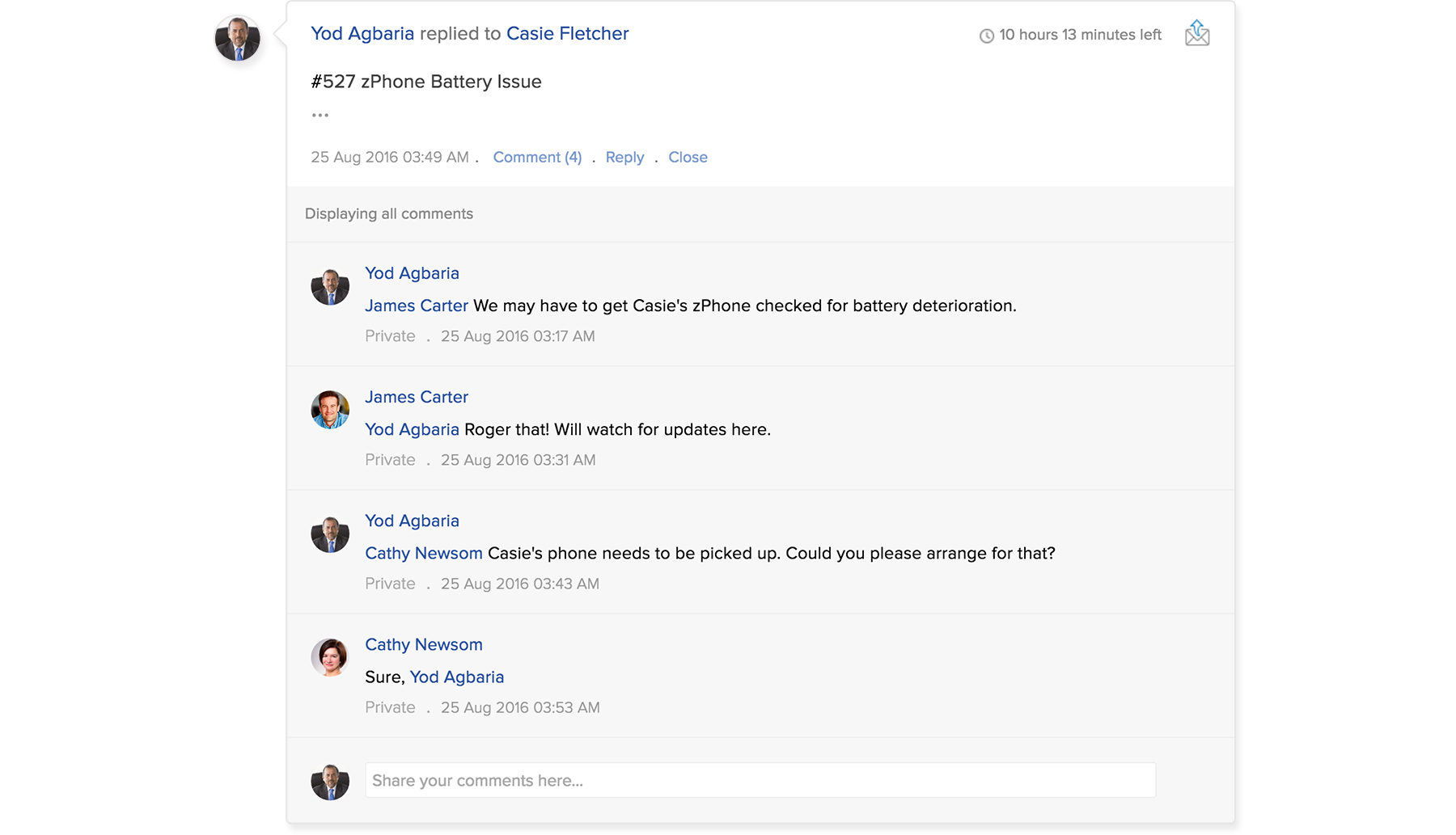 Zoho Desk | Use customer feedback to improve your service.