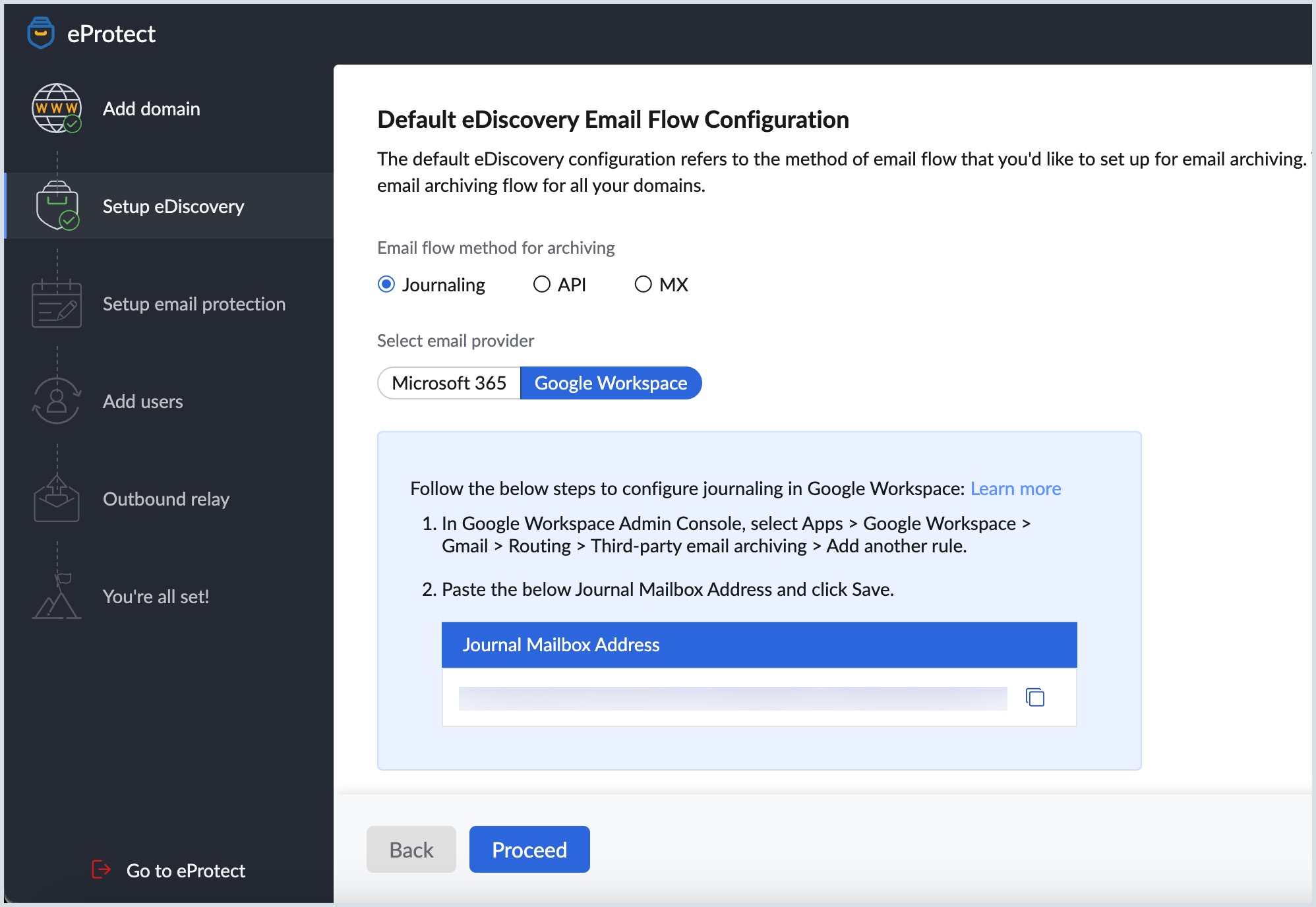 Journalling Google Workspace