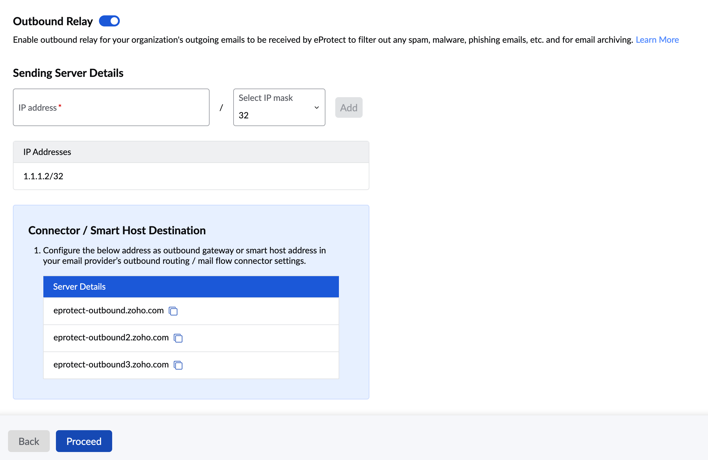 Configure Outbound IP Address