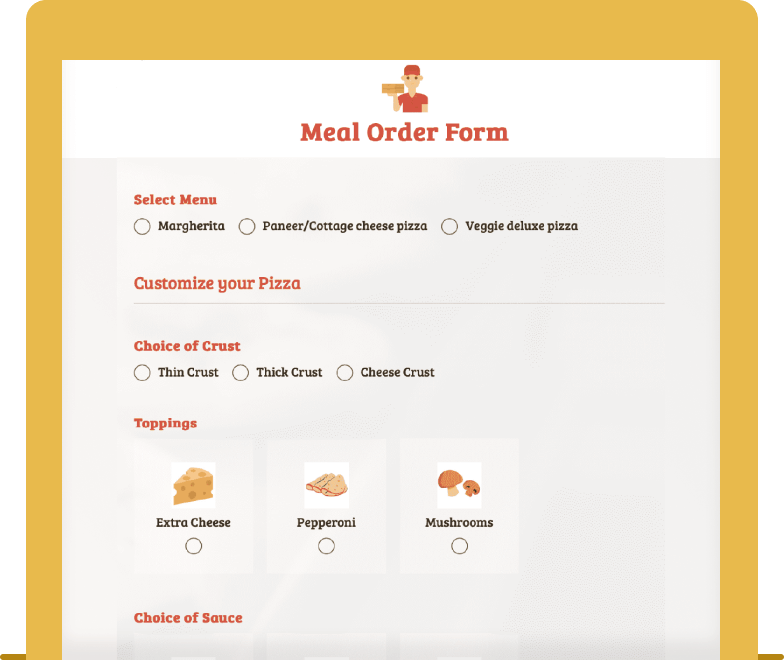 Online Forms for the Food Industry - Zoho Forms