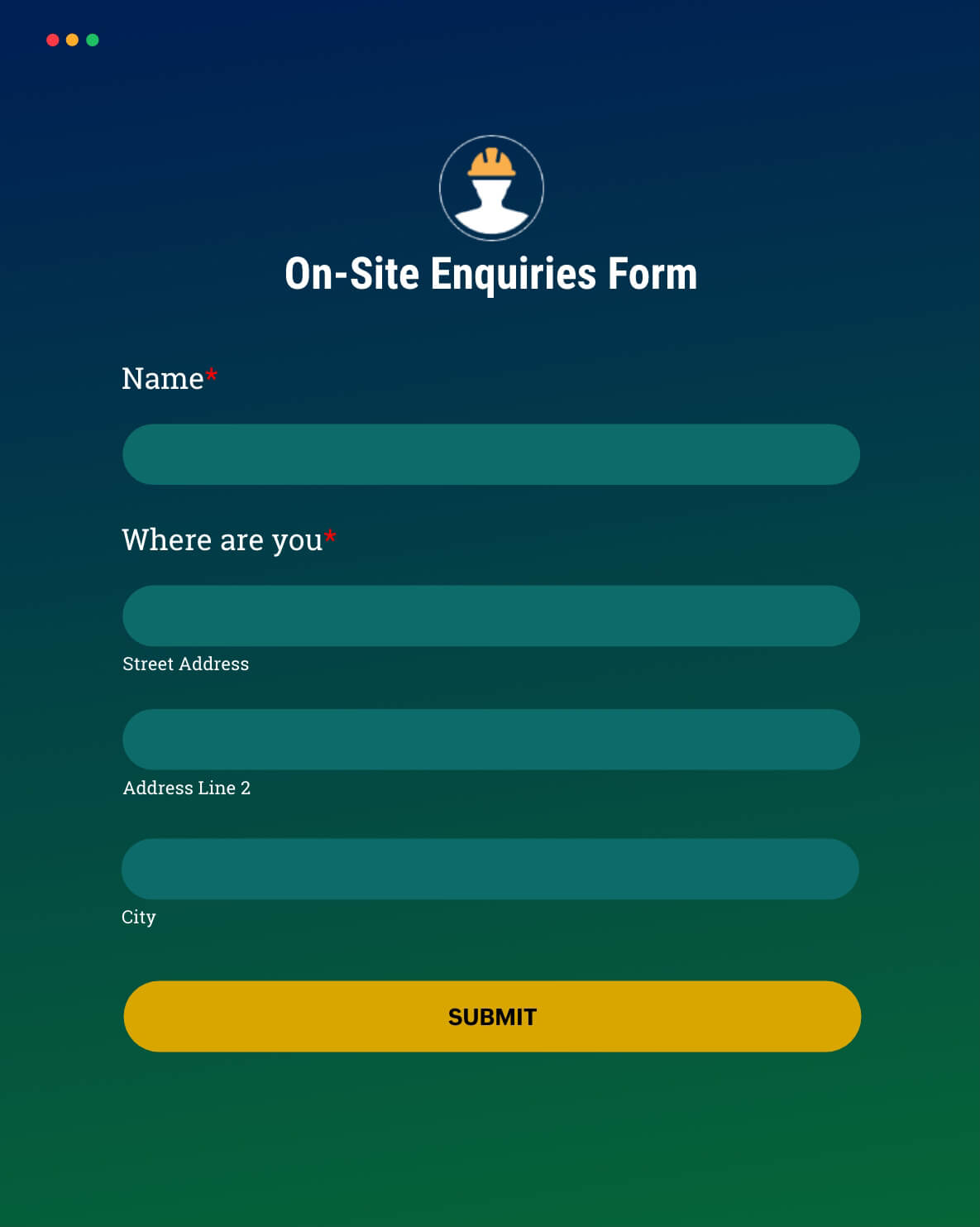 Create HTML forms for free