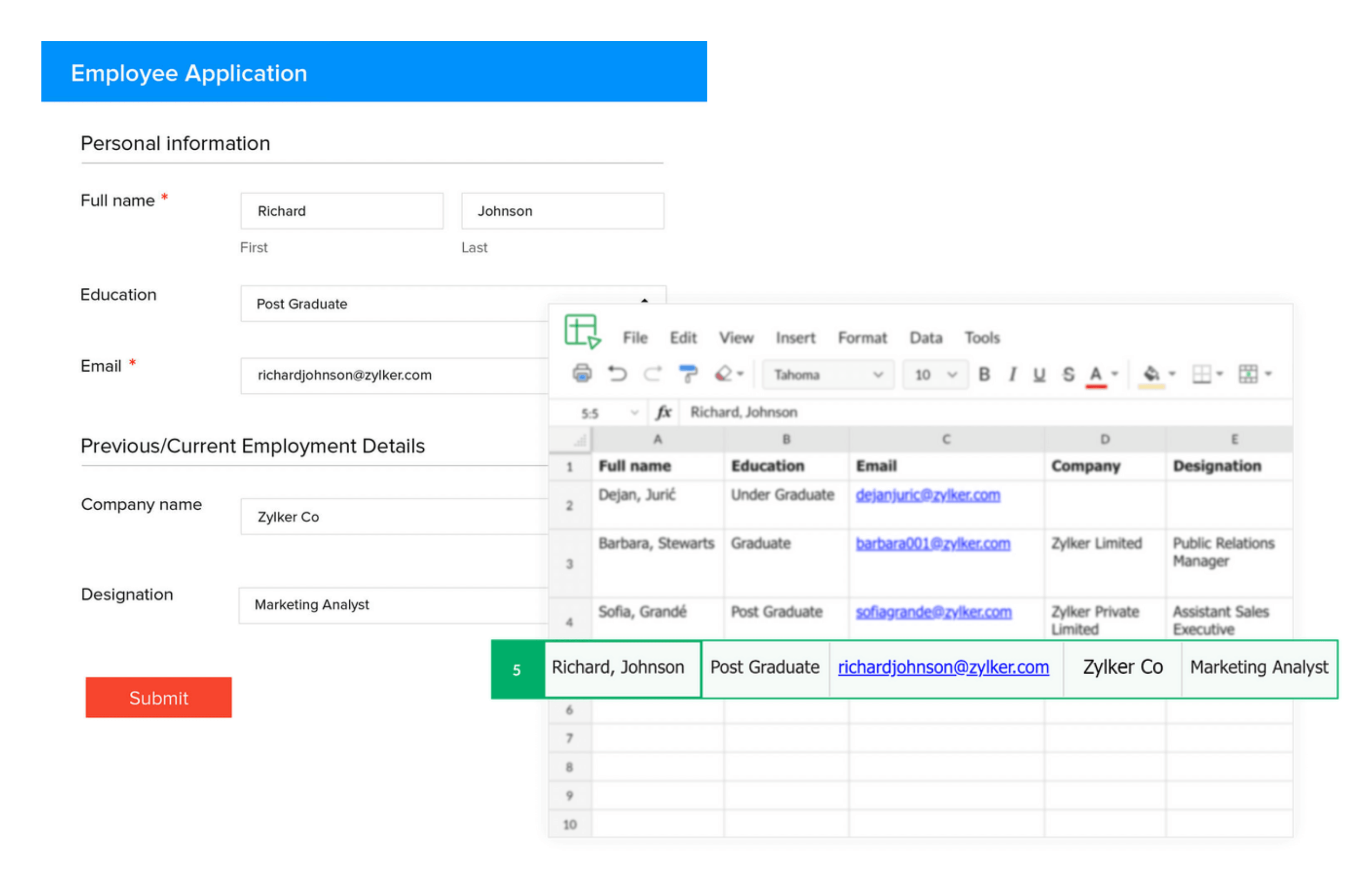 Workplace Automation With Online Forms - Zoho Forms