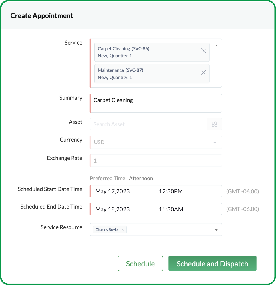 Zoho FSM | Increase efficiency with advanced work order management