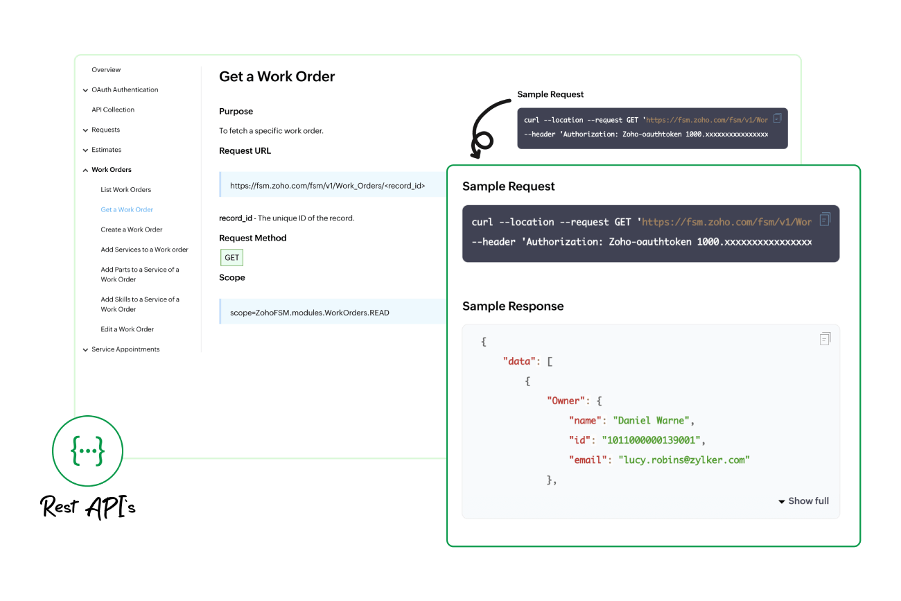 Integrate Zoho FSM With Other Apps