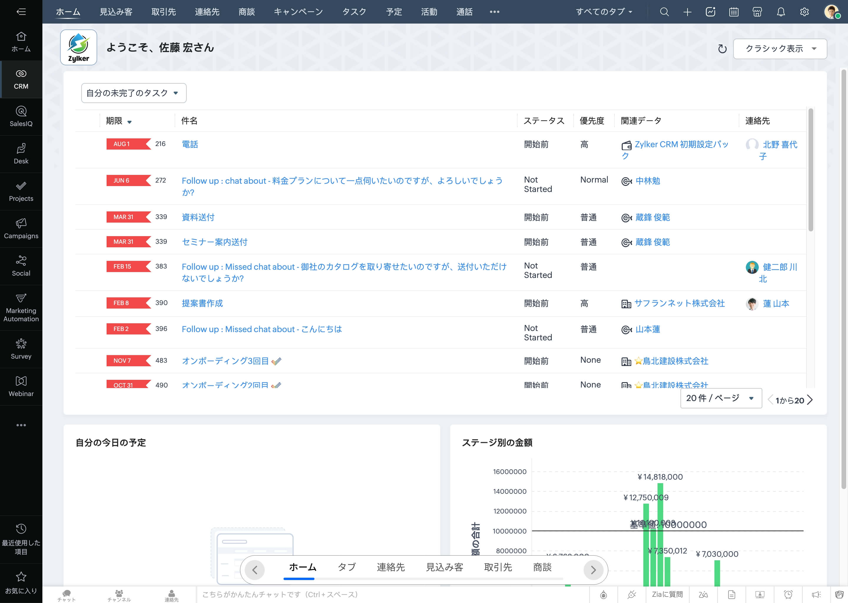 Zoho CRM Plus- Guided Tour - CRM