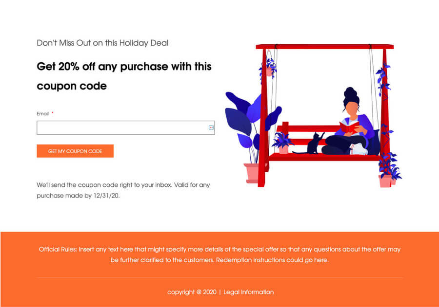 Ecommerce landing page examples