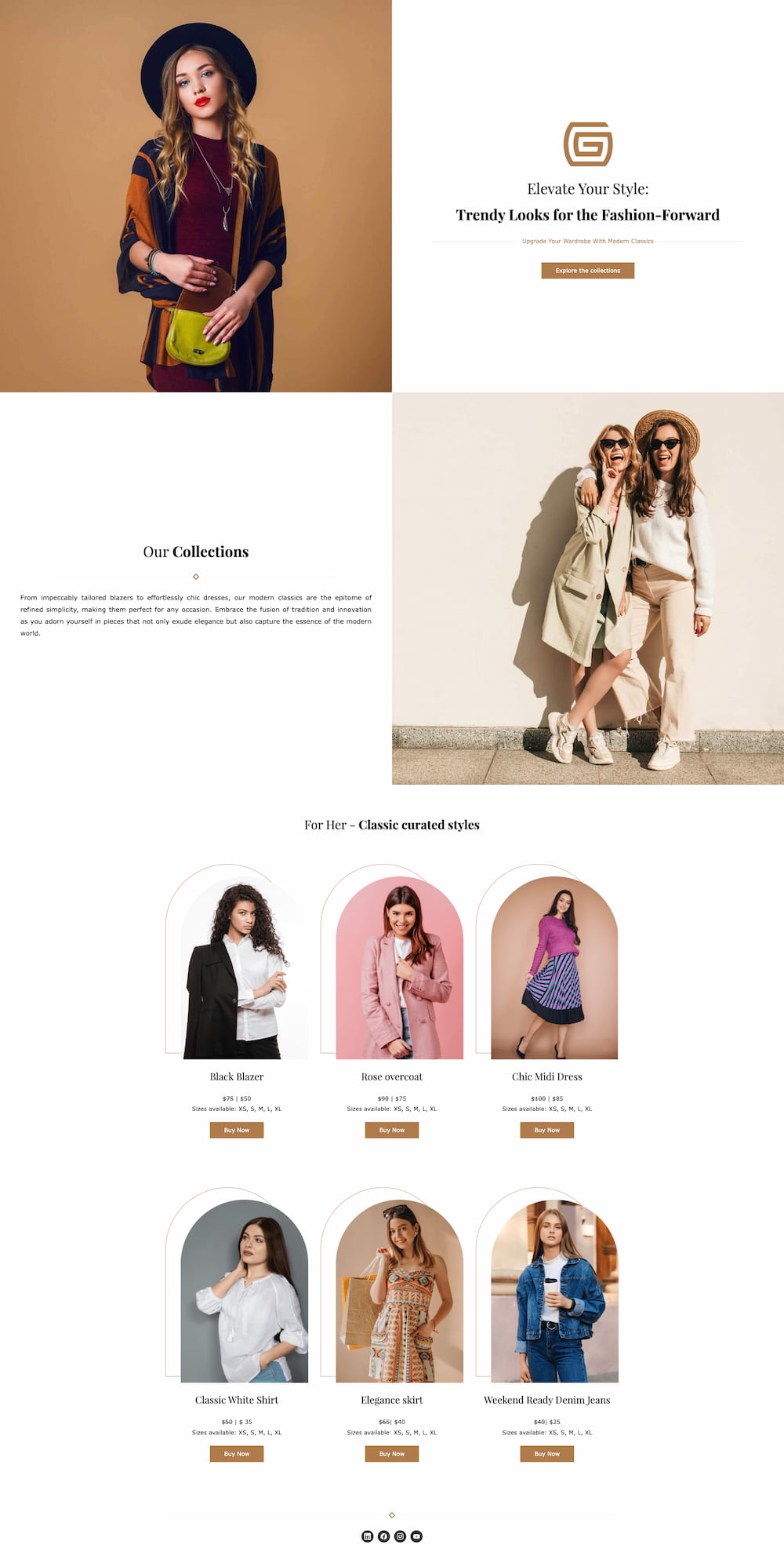 Ecommerce landing page examples