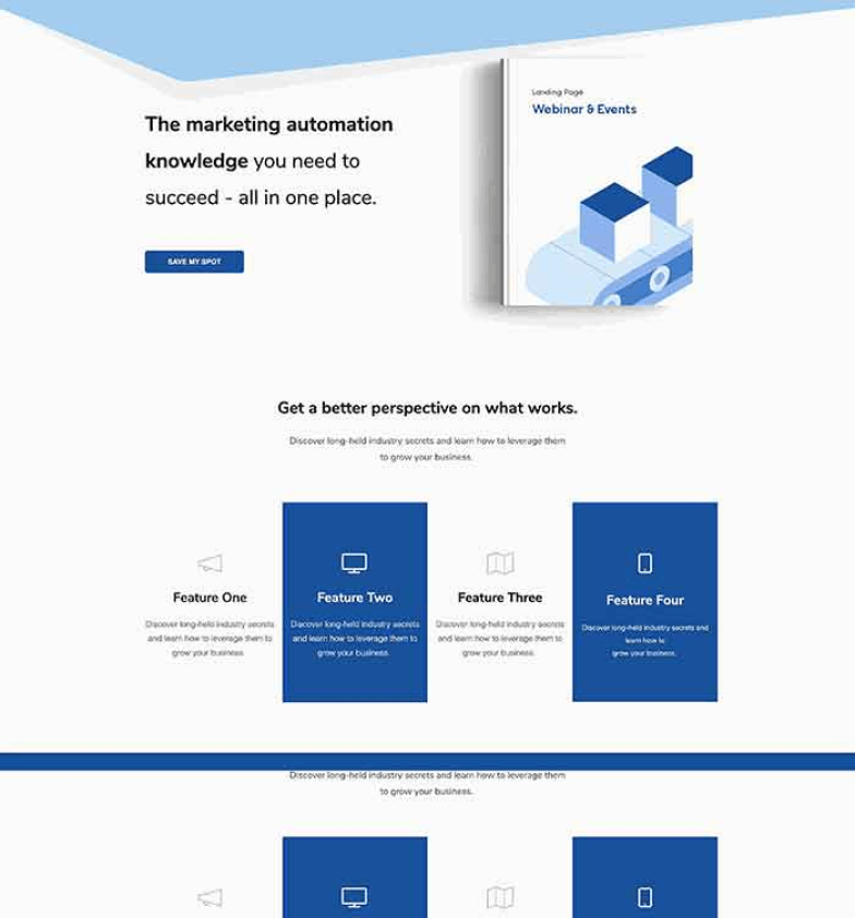 free landing page templates