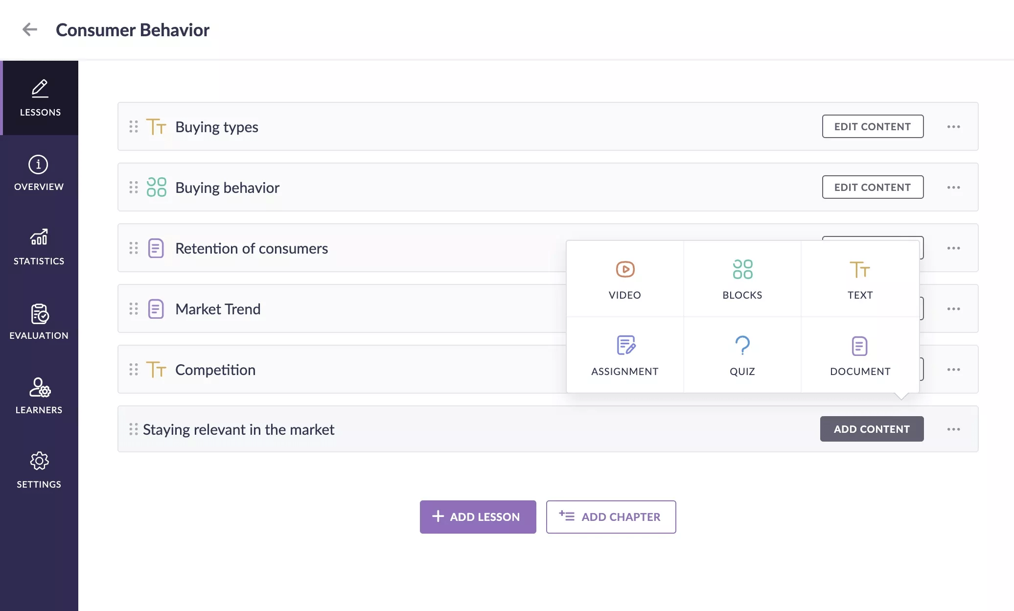 Zoho Learn Course Report