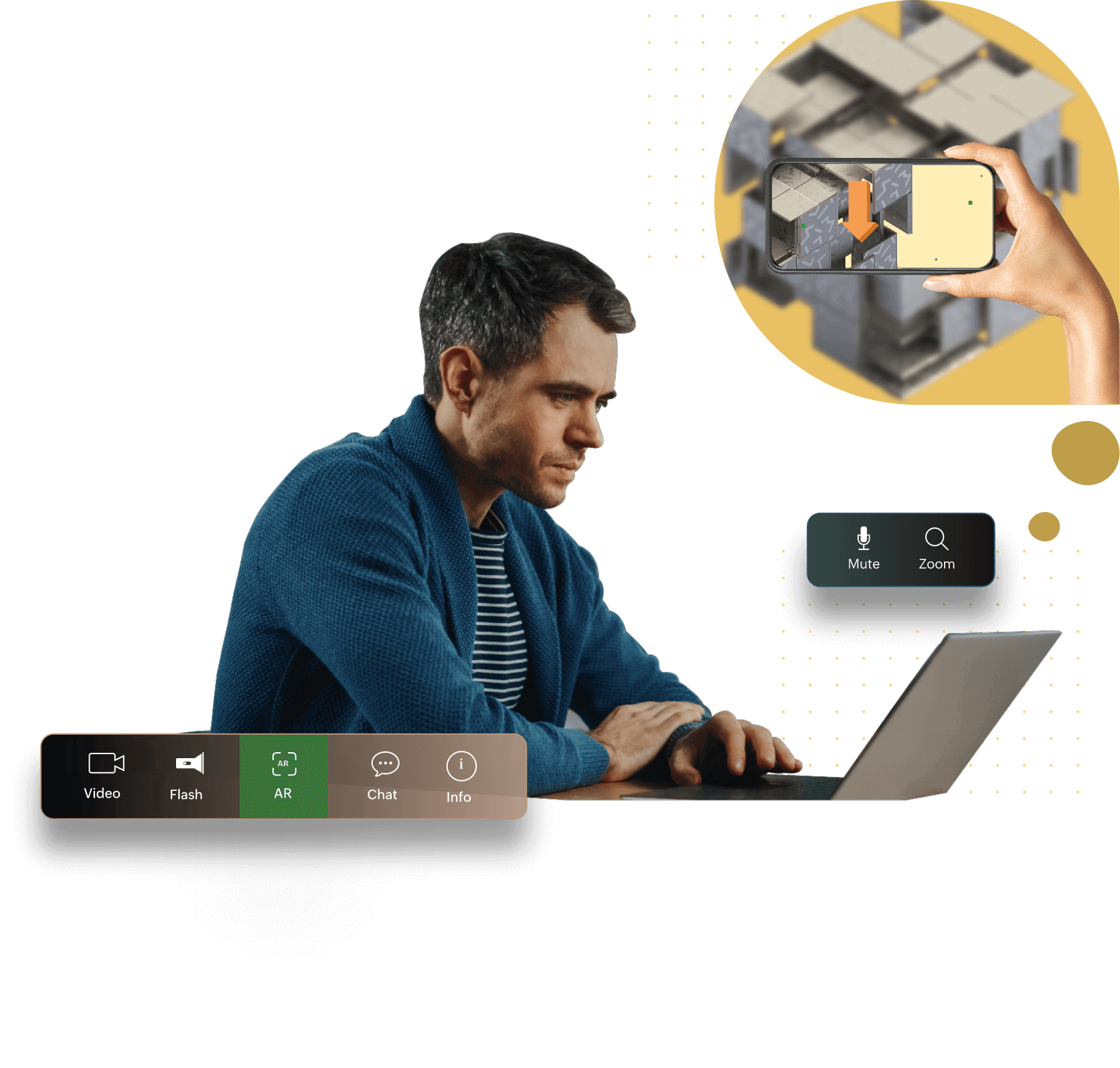 Augmented Reality (AR) Live Streaming Platform: Zoho Lens