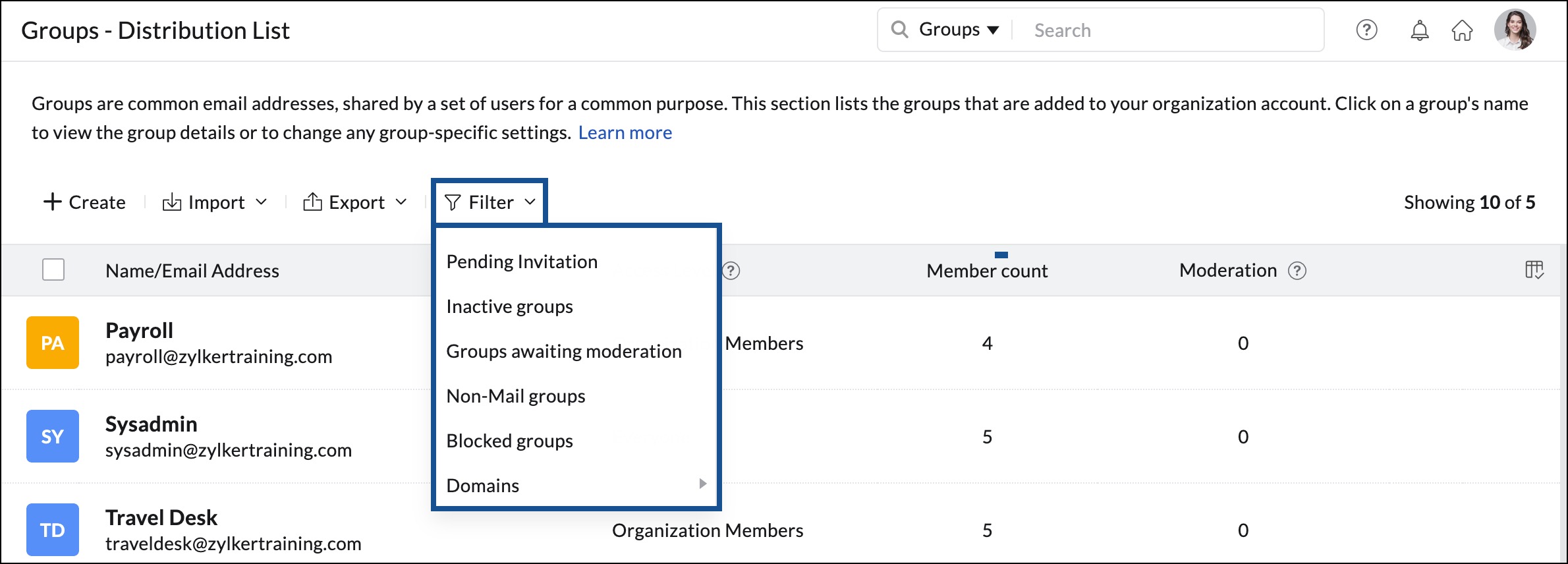 How to create an e-mail list group in Google Groups 