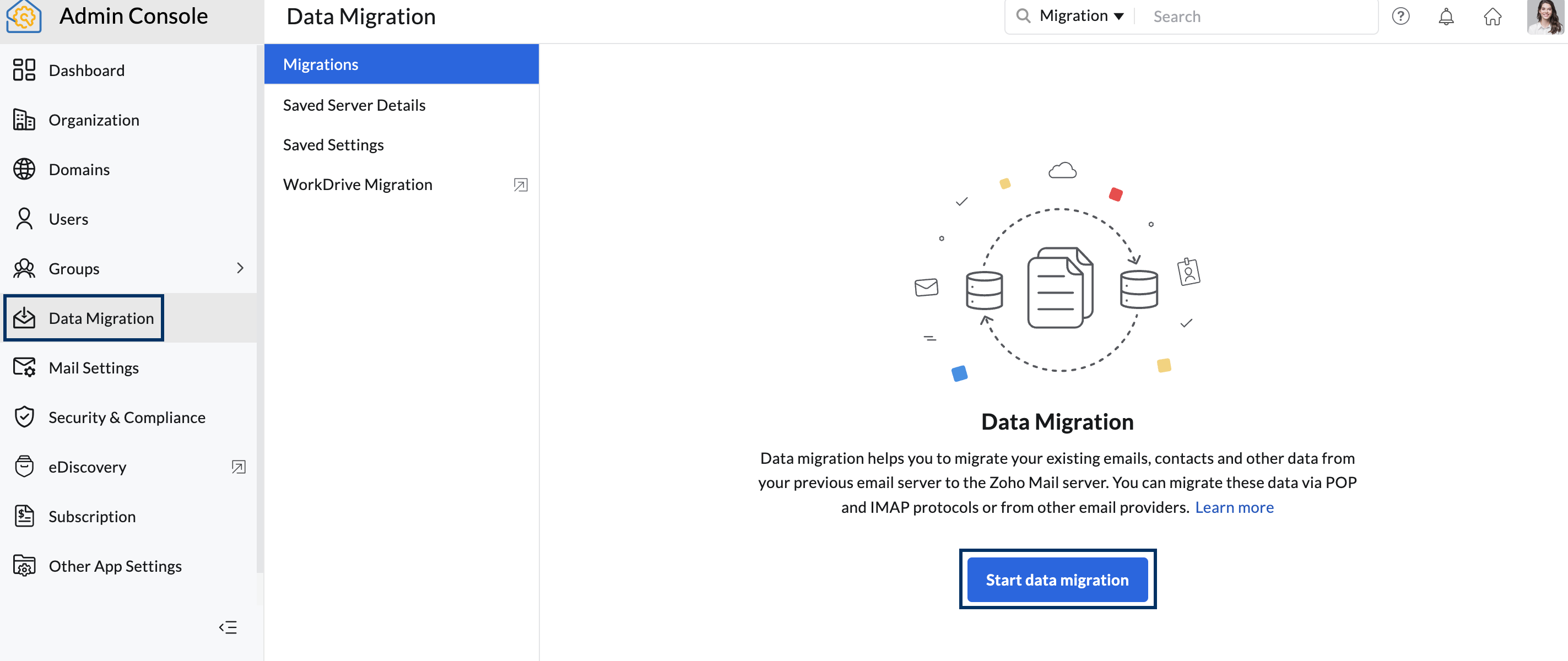 create migration