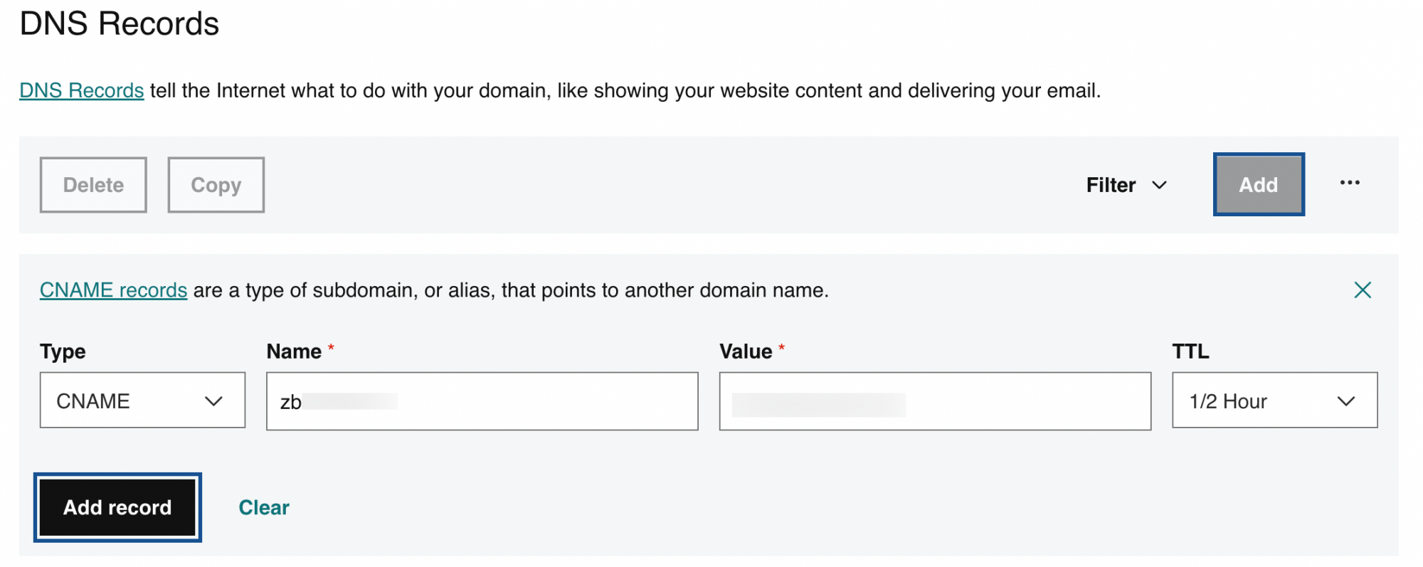 Configuração de Registro DNS do zoho na GoDaddy – FNM