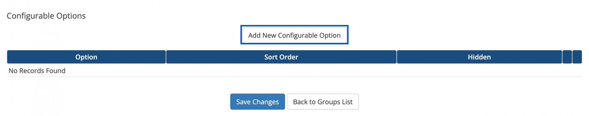 agregar una nueva configuración