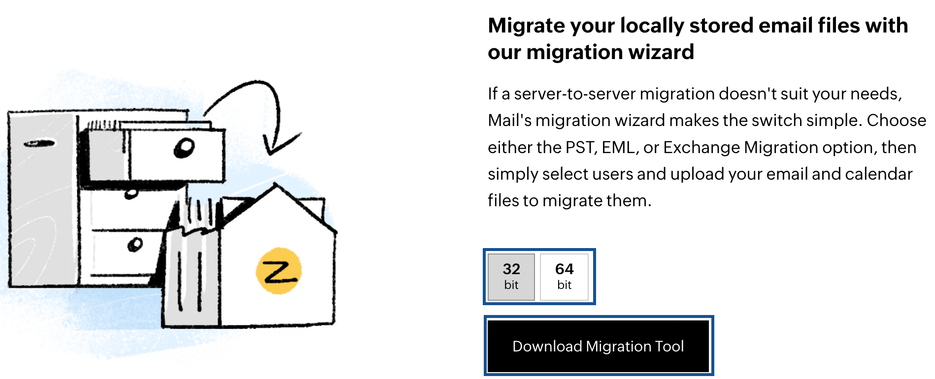 Zoho Email Migration Wizard