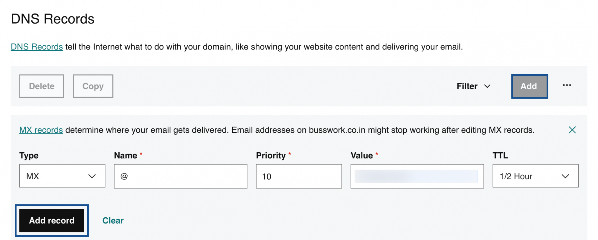 GoDaddy DNS Mapping - CNAME, MX, SPF, and DKIM for Zoho Mail