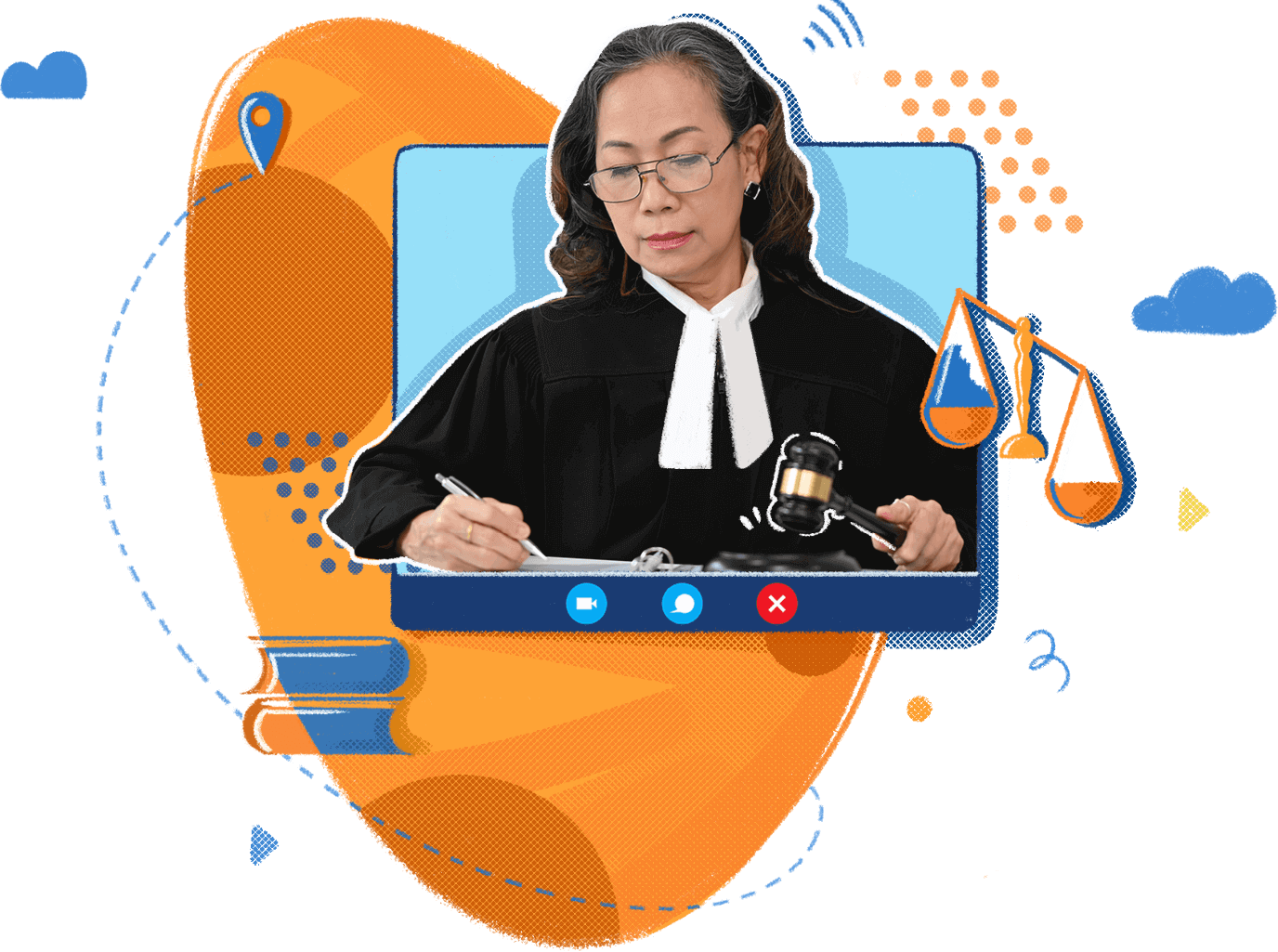 sidang pengadilan secara virtual