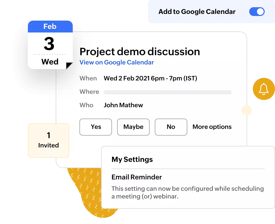 Manage meetings effectively using moderator controls in Zoho Meeting