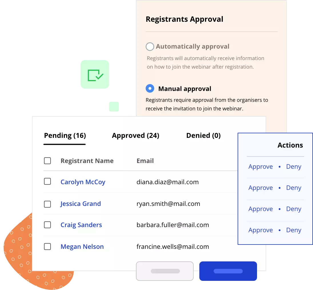 Moderar a los usuarios registrados