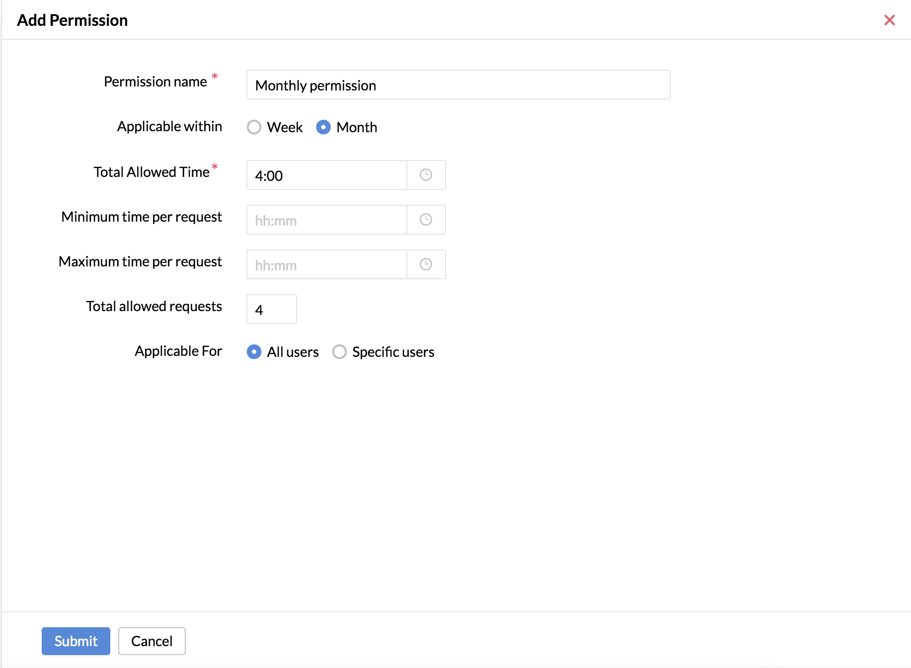 Permissions II Attendance Management II Zoho People