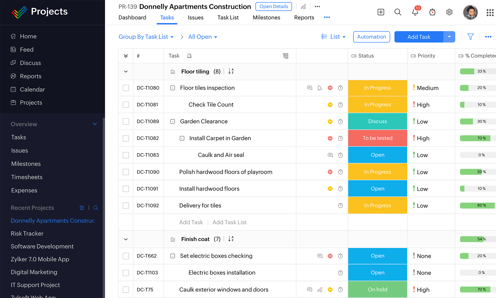 tasks-and-subtasks-zoho-projects