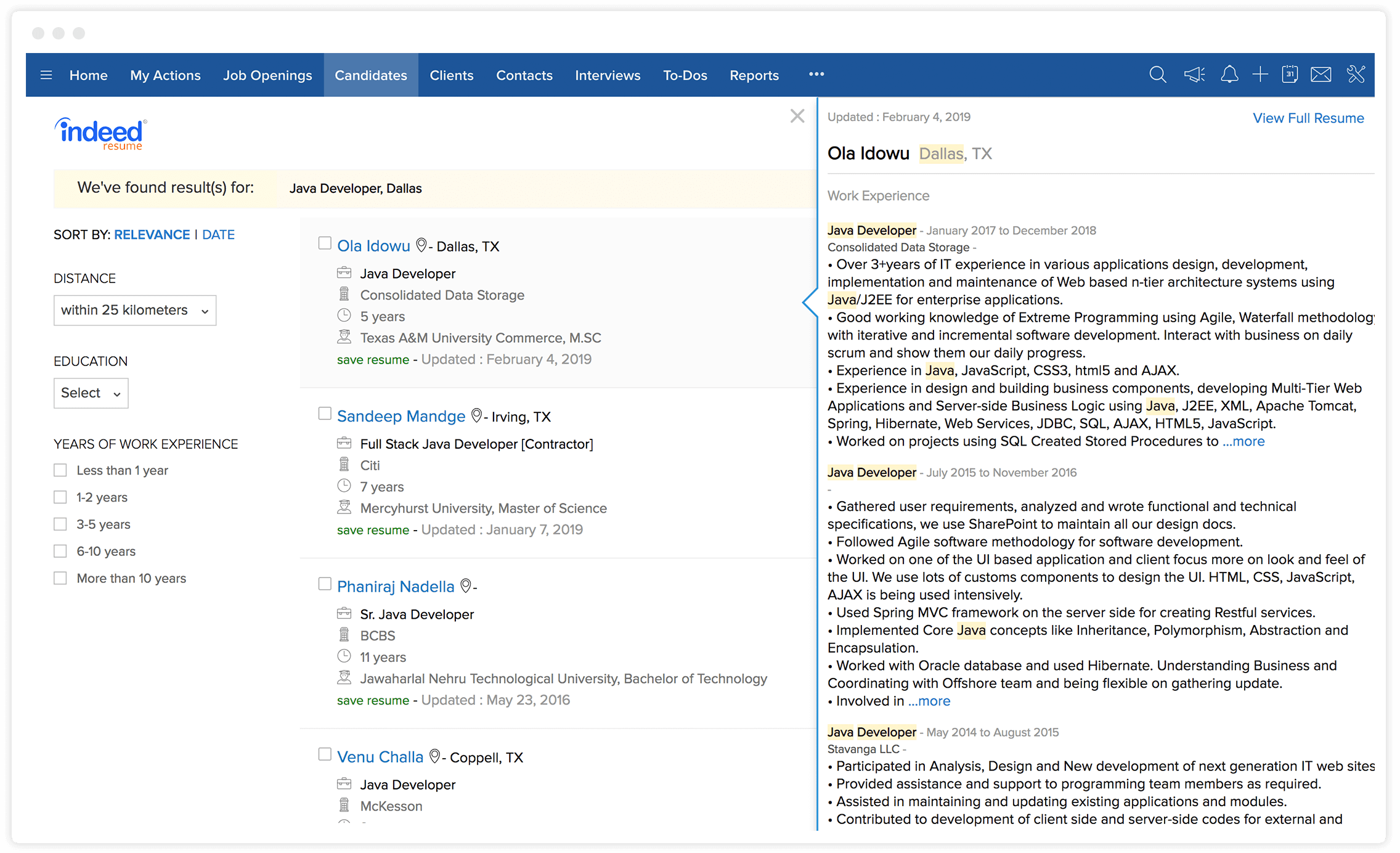 snel toegang tot cv's met ai-wervingsoftware