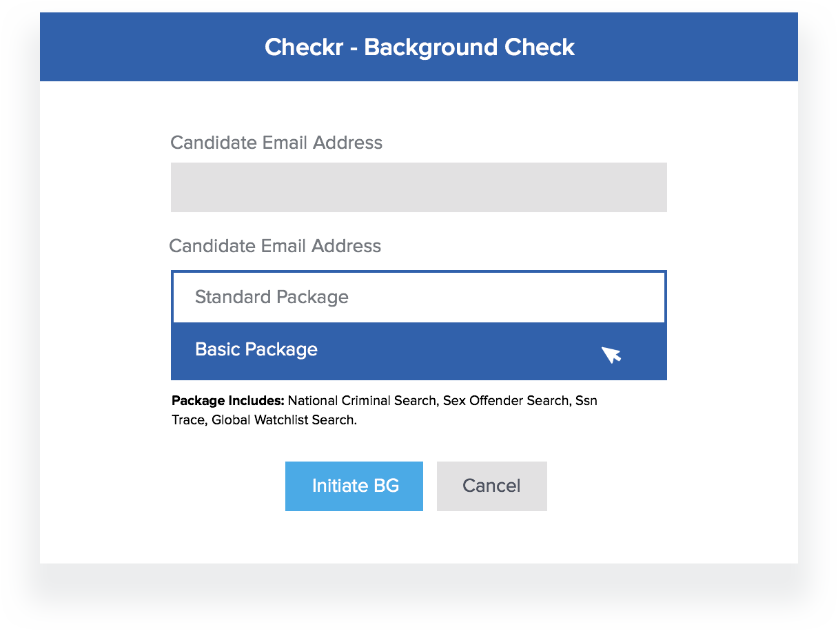 Background screening with Checkr | Zoho Recruit