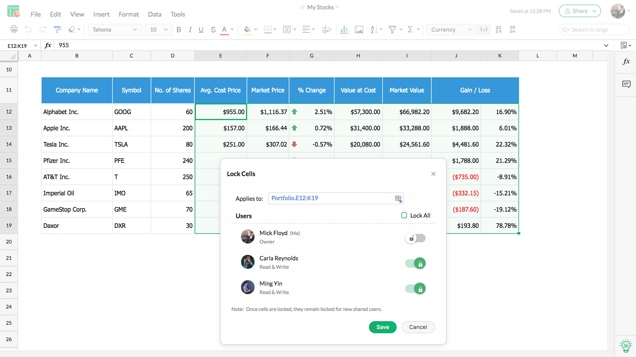 Software de planilhas online  Crie planilhas gratuitamente – Zoho Sheet