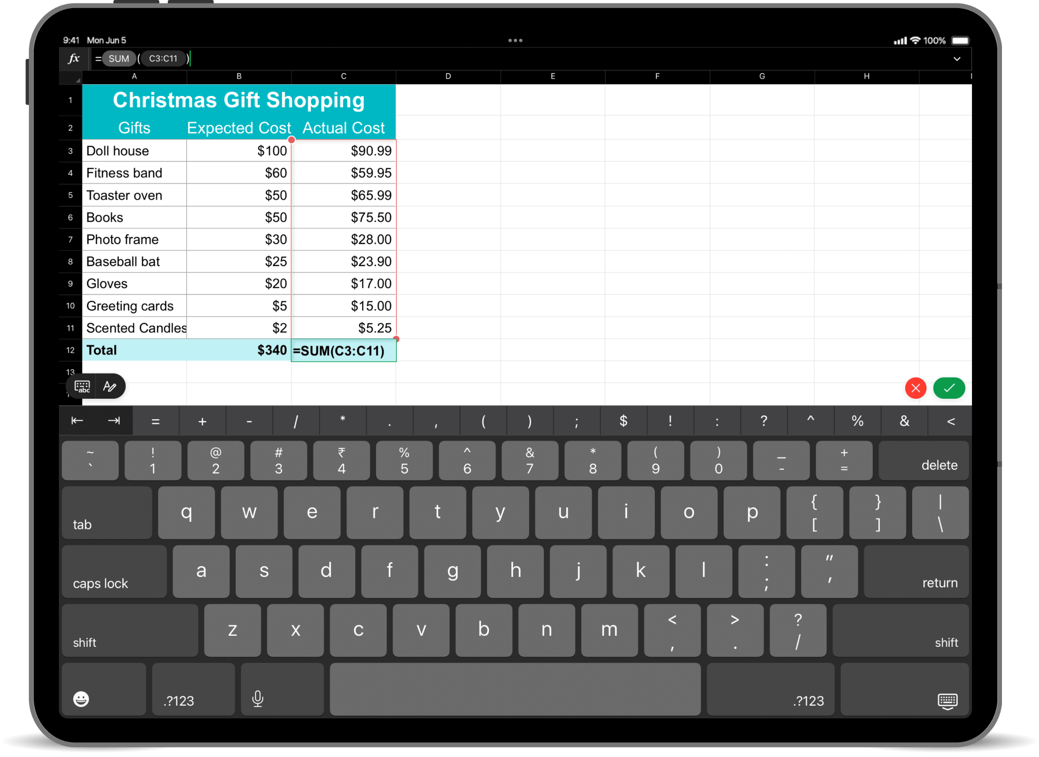 Work out the numbers