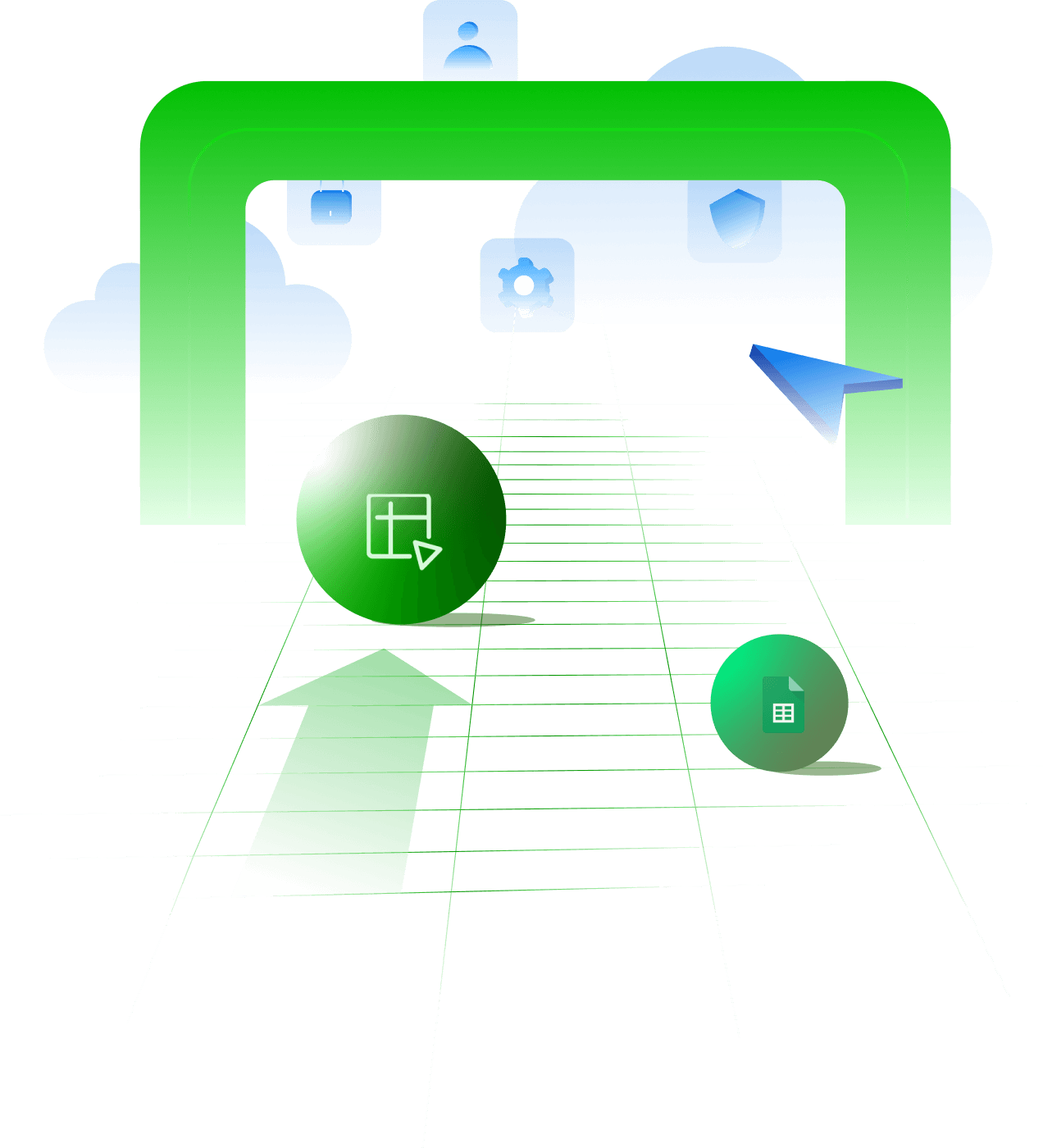 Comparison banner for Zoho Sheet, showing its features and benefits