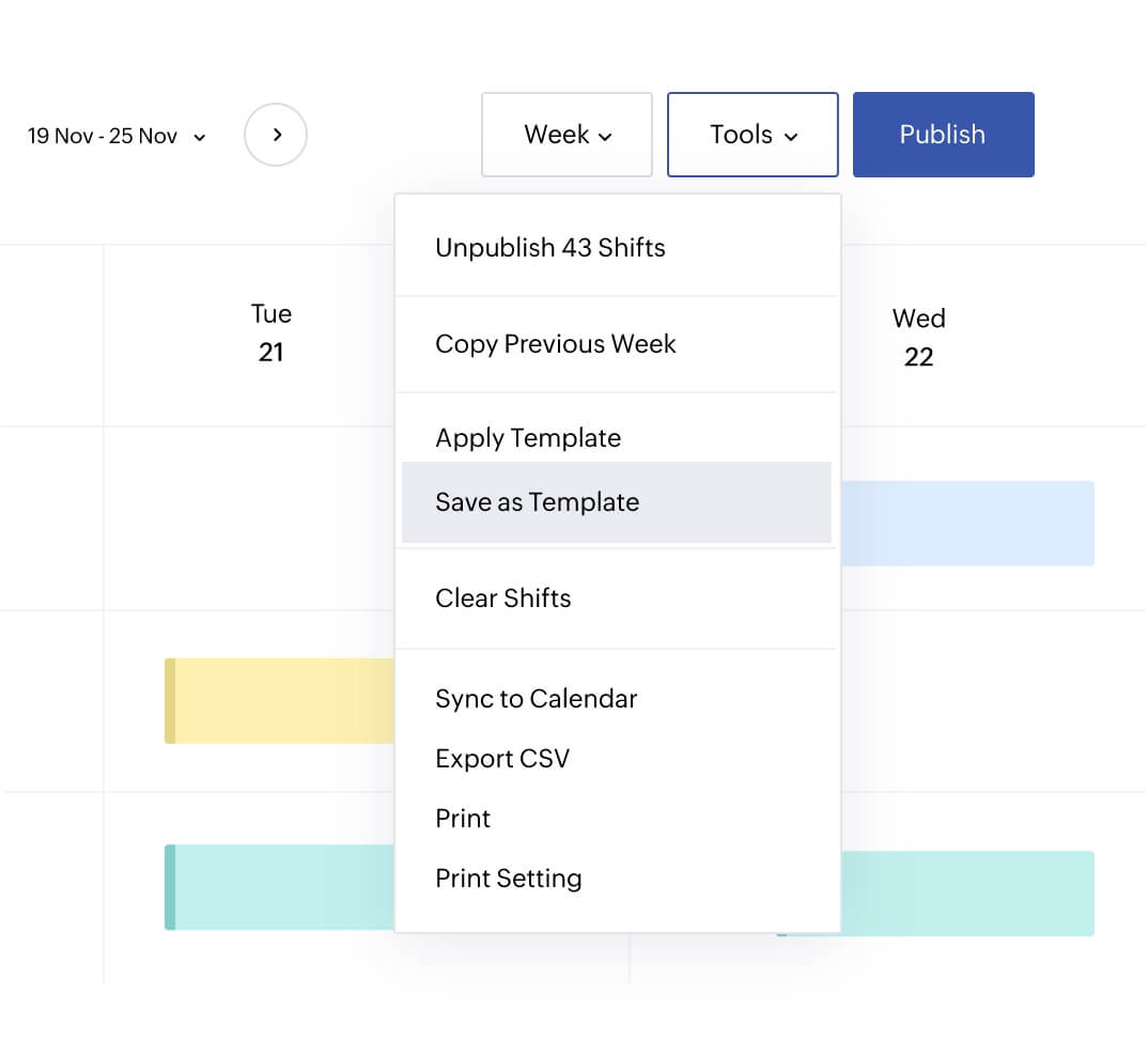 An illustration representing the simplification of scheduling tasks