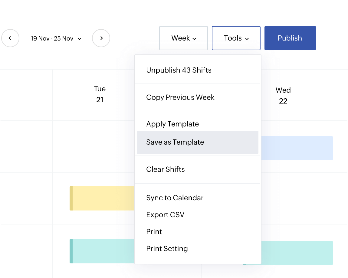 An illustration representing the simplification of scheduling tasks