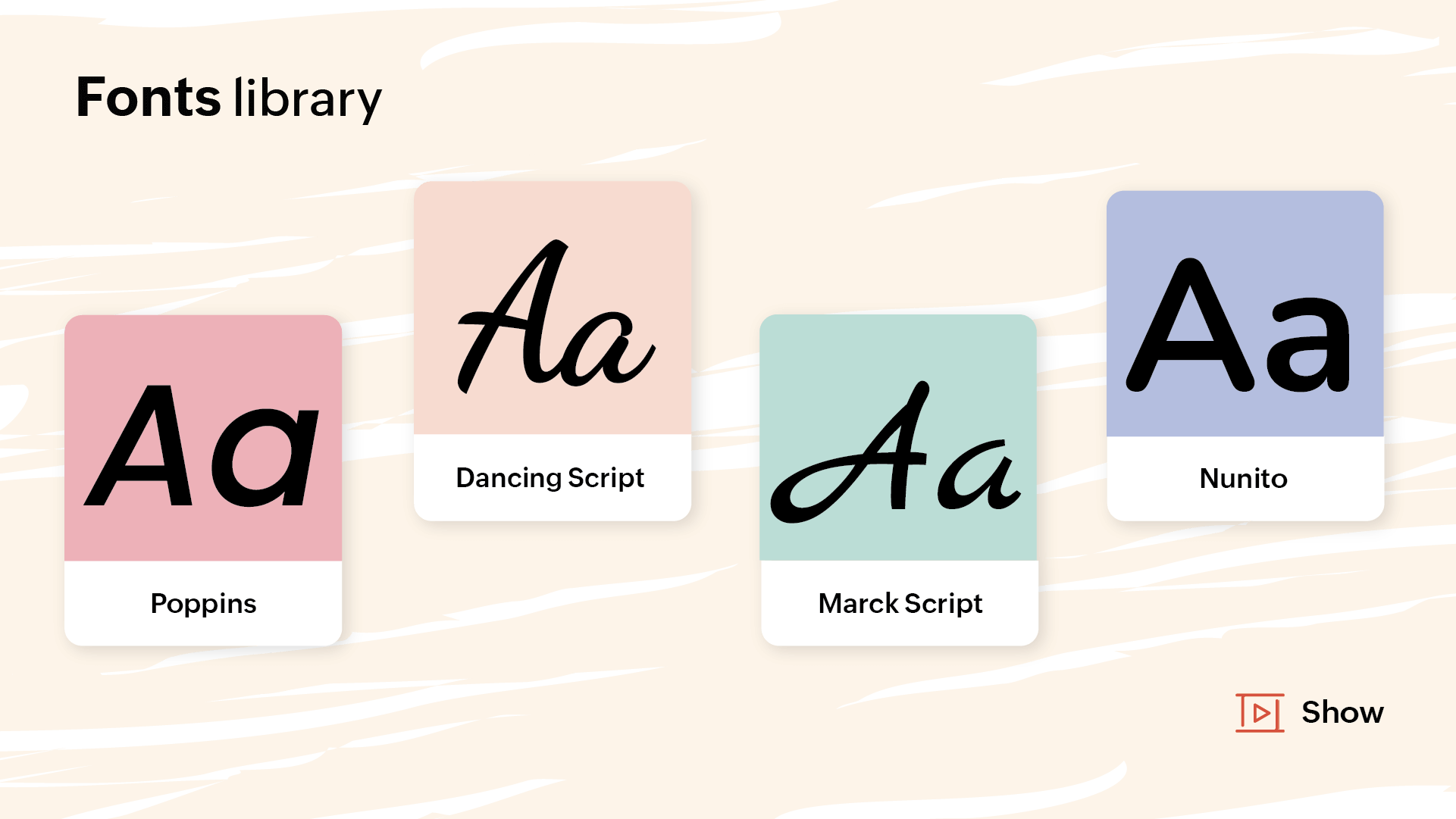 Font library