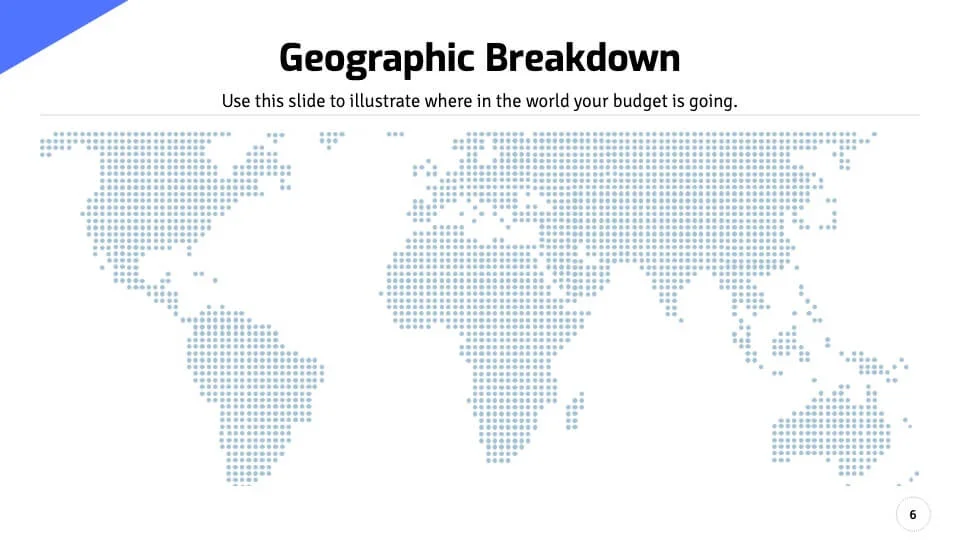 Geographic breakdown
