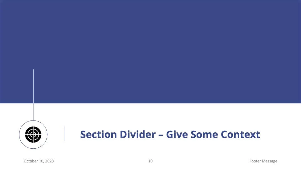 Section divider