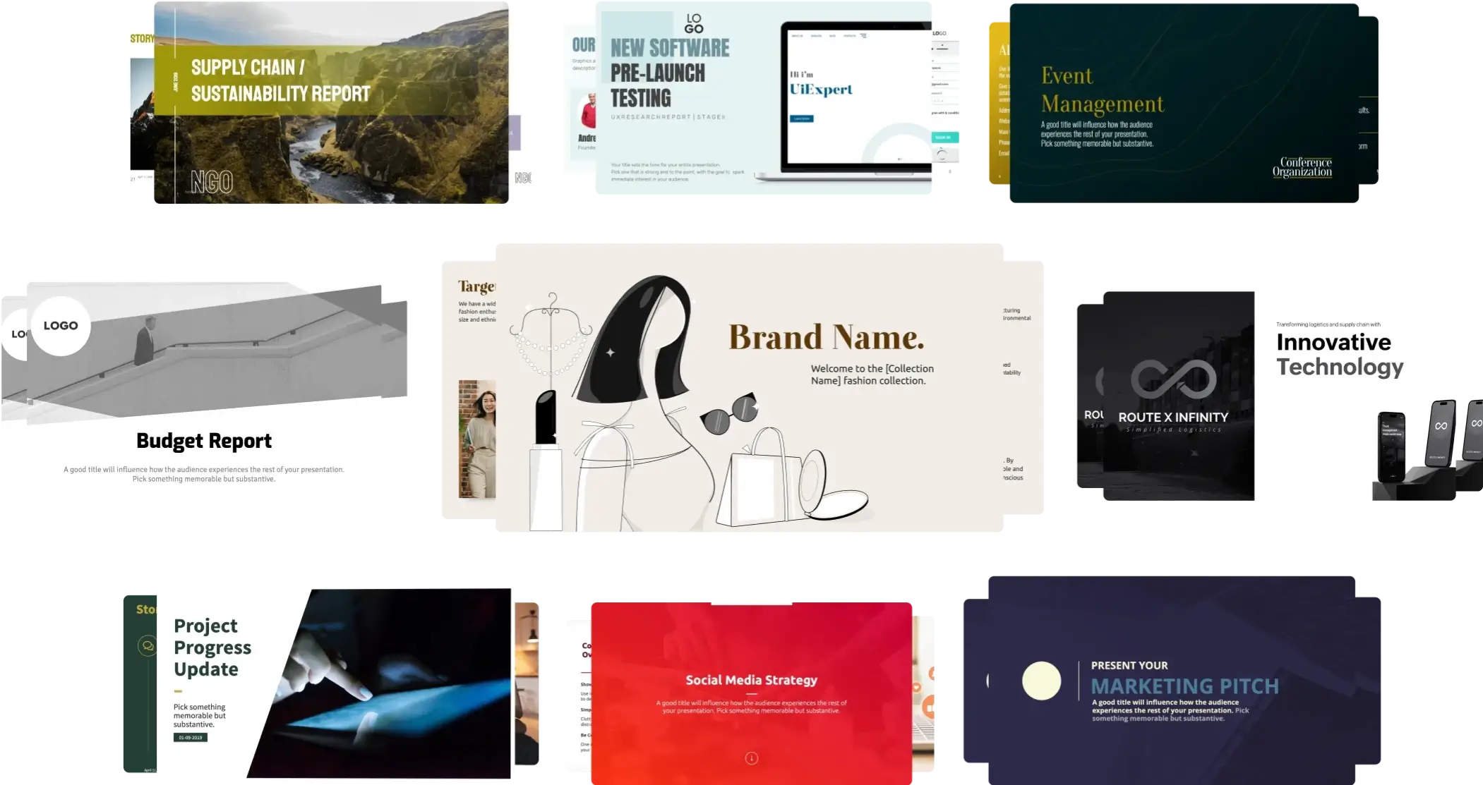  Zoho Show marketing presentation templates