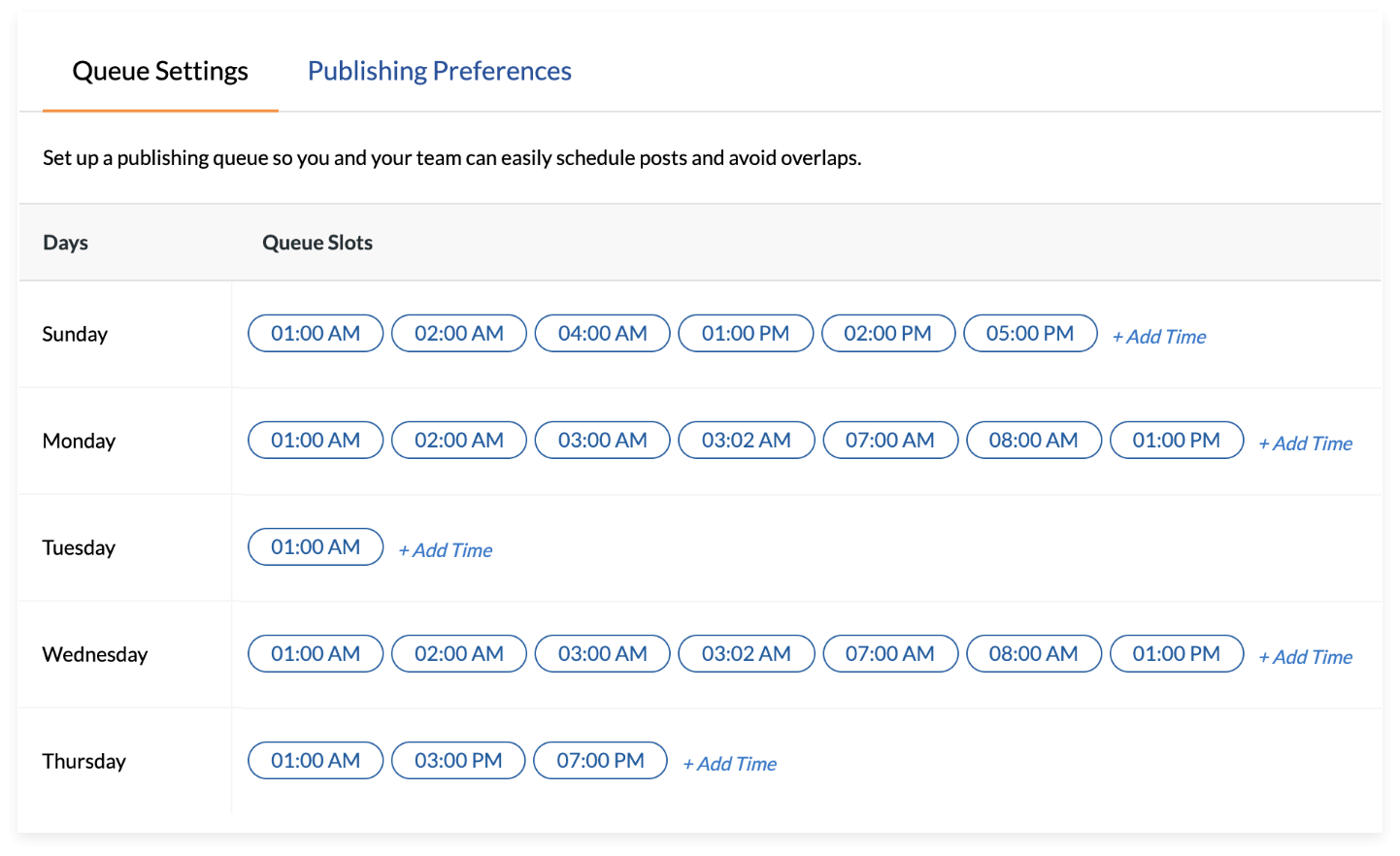 Programmez votre contenu