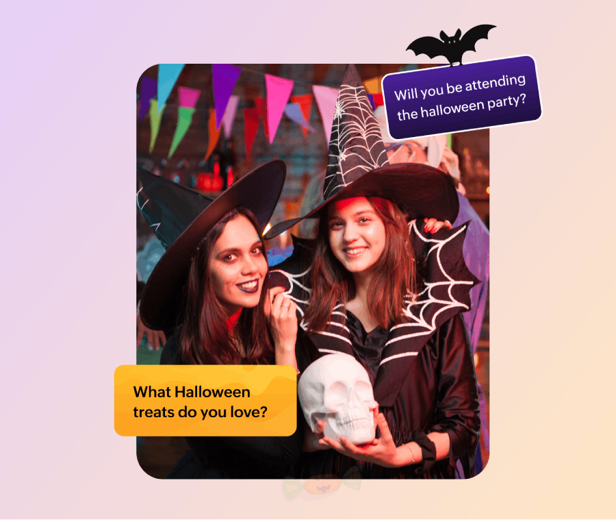 Try our free Halloween survey templates