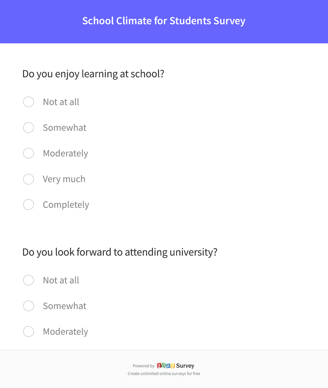 What Is The Purpose Of A School Climate Survey