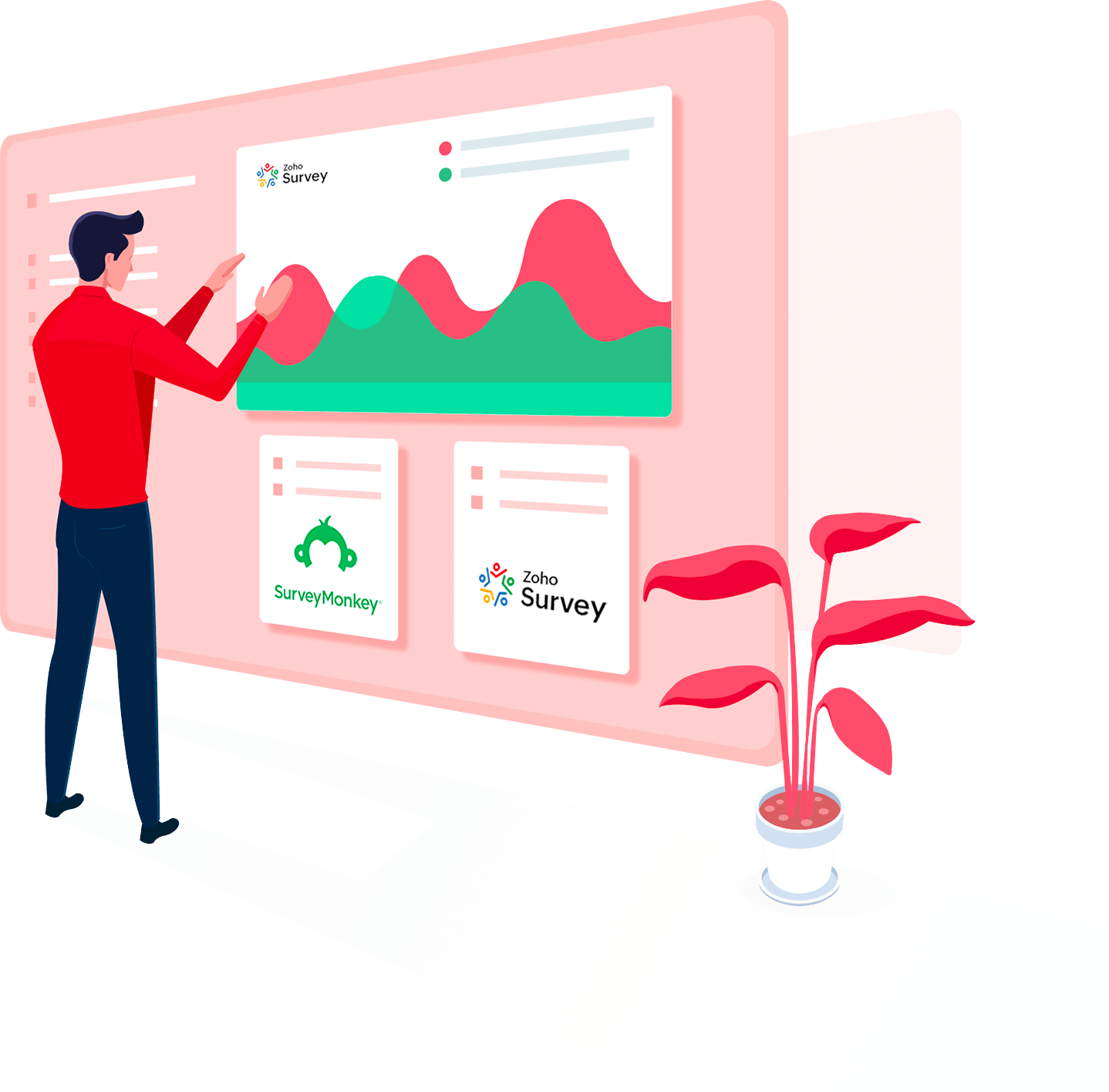 La mejor alternativa a SurveyMonkey Zoho Survey