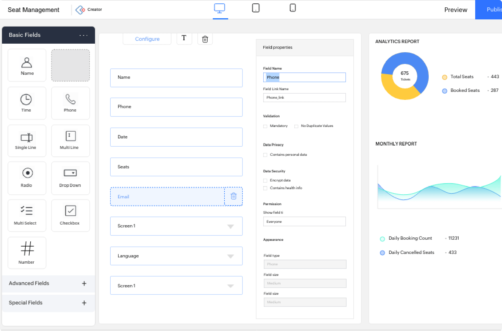 Zoho Creator—The battlefield